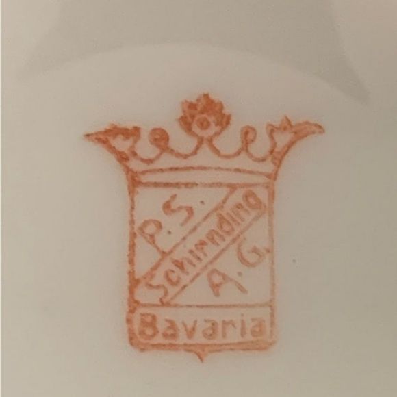 Schirnding 1920 teacup - Bavarian China - very rare-flawless - numbered 21   - Picture 4 of 9